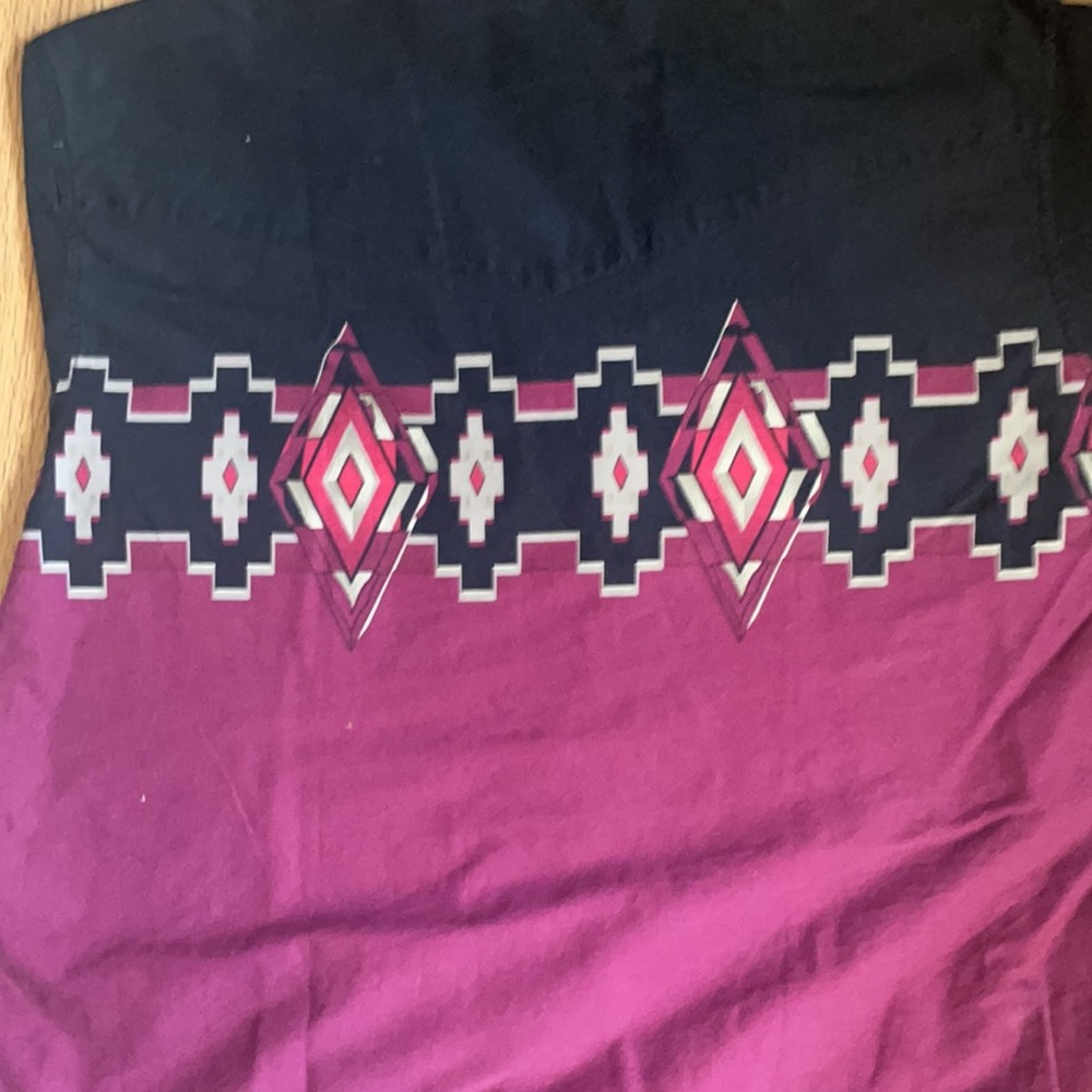 Express Rider, vintage snap-front western shirt with long sleeves. Size XL - Picture 4 of 4